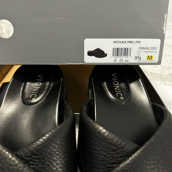 Vionic Vesta platform sandals sz 9.5 Sold out online excellent used condition - Picture 7 of 11